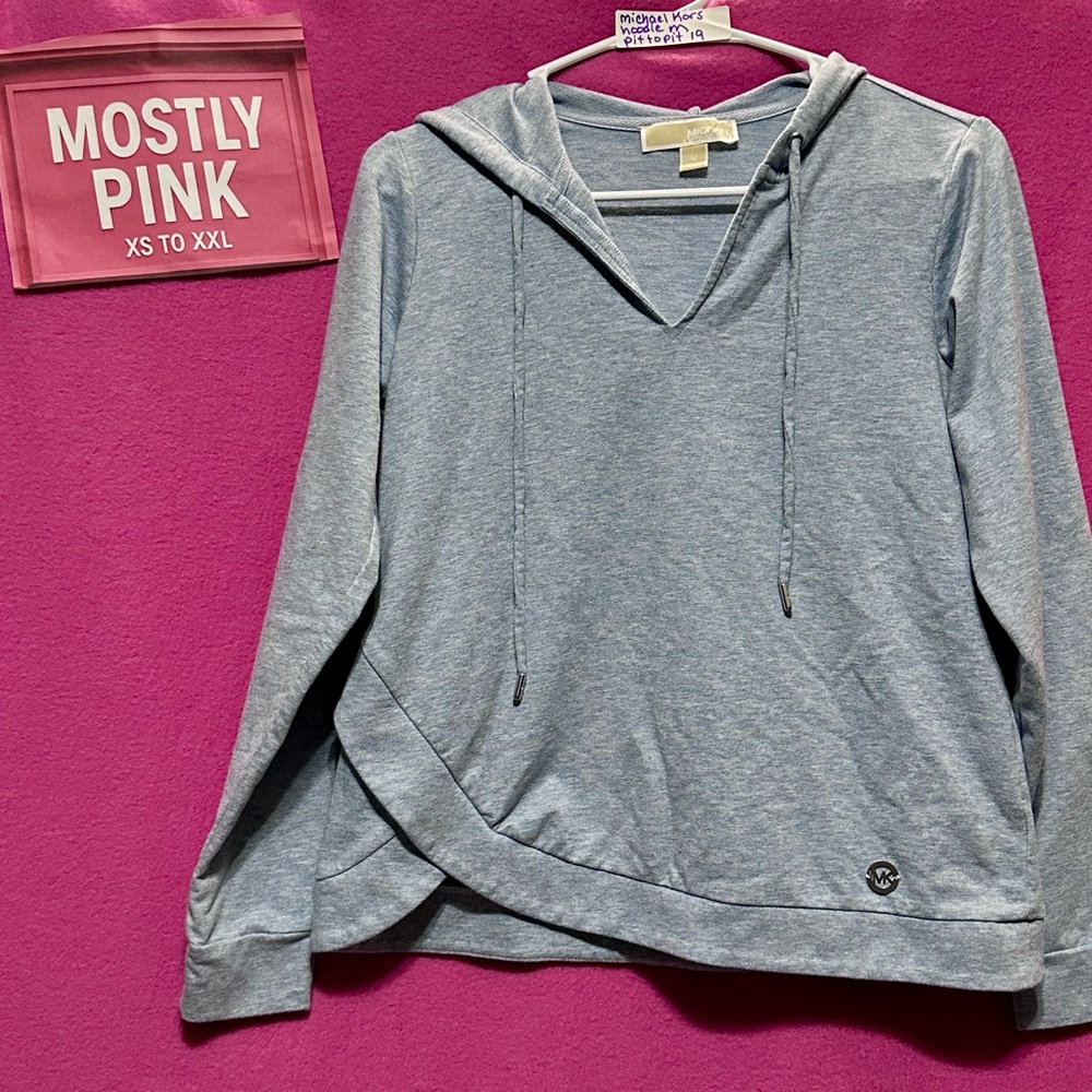 Michael Kors Women's Light Gray Hoodie